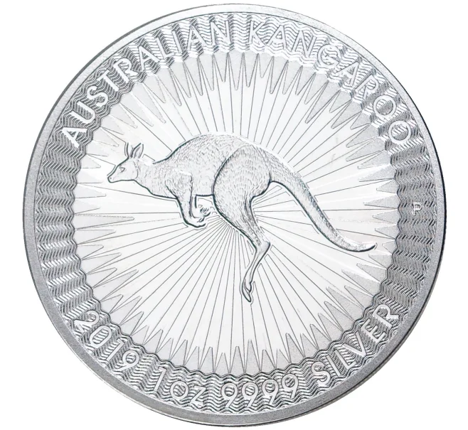 Монета 1 доллар 2019 года Австралия «Австралийский кенгуру» (Артикул M2-30197)