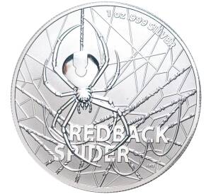 1 доллар 2020 года Австралия «Красноспинный паук»