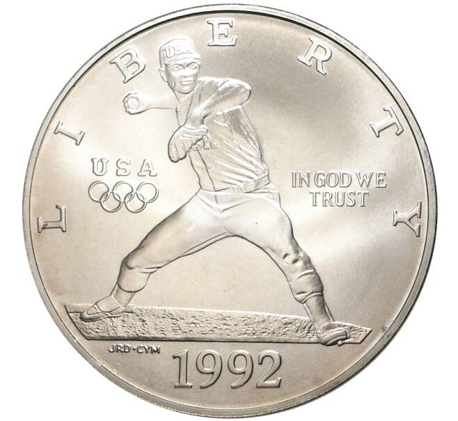 Монета 1 доллар 1992 года D США «XXV летние Олимпийские Игры 1992 в Барселоне» (Артикул M2-53755)