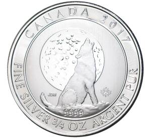 2 доллара 2017 года Канада «Серый волк — Вой волков» — Фото №1