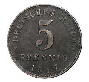 5 пфеннигов 1917 года А — Фото №1