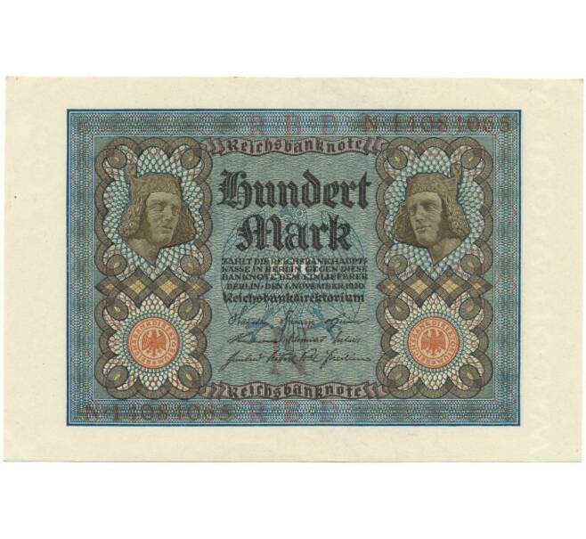 Банкнота 100 марок 1920 года Германия (Артикул B2-8315)