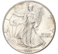 Монета 1 доллар 1991 года США «Шагающая Свобода» (Артикул K11-1030)