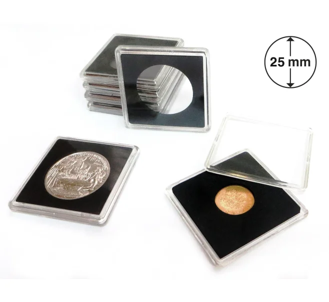 Капсула Quadrum — для монет диаметром 25 мм (Артикул A1-0150)