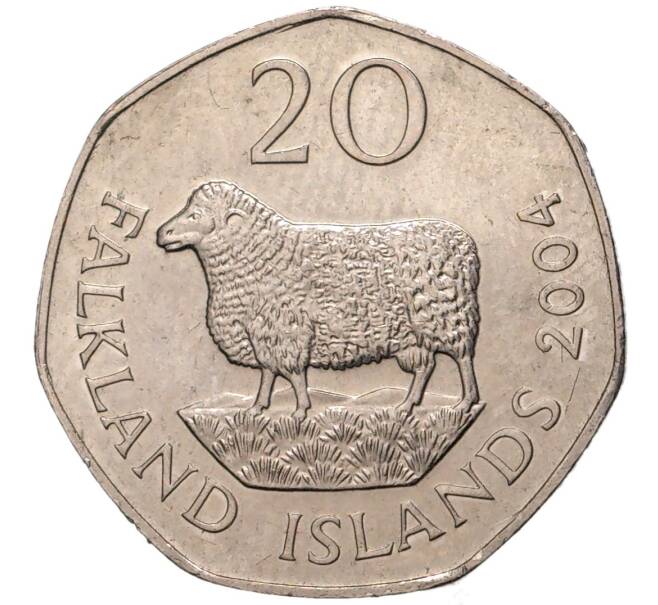 20 пенсов 2004 года Фолклендские острова (Артикул K27-6127)