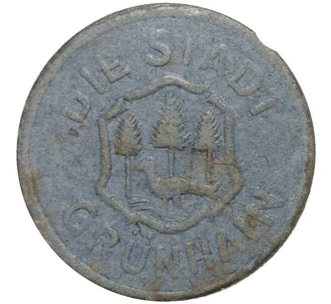 Монета 5 пфеннигов 1919-1920 года Германия — город Грюнхайм (Нотгельд) (Артикул: K1-3398) — Фото №1