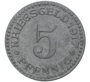 5 пфеннигов 1917 года Германия — город Кассель (Нотгельд)