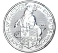 Монета 5 фунтов 2018 года Великобритания «Звери Королевы — Черный бык Кларенса» (Артикул M2-7667)