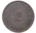 Монета 2 цента 1922 года Британский Маврикий (Артикул K27-6183)