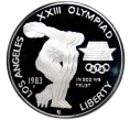 Монета 1 доллар 1983 года S США «XXIII летние Олимпийские Игры — Дискобол» (Артикул M2-53883)