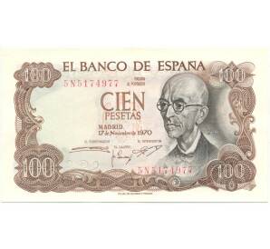 100 песет 1970 года Испания — Фото №1