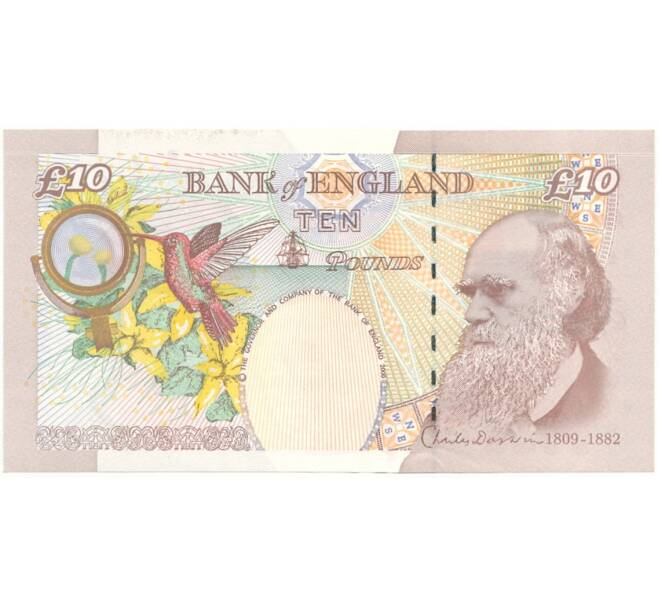 Банкнота 10 фунтов 2004 года Великобритания (Банк Англии) (Артикул B2-8559)