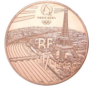 1/4 евро 2021 года Франция «XXXIII летние Олимпийские игры 2024 в Париже — Плавание»