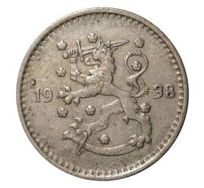 1 марка 1938 года Финляндия — Фото №1