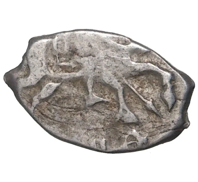 Монета Копейка 1709 года Петр I Кадашевский денежный двор (Москва) (Артикул M1-42996)