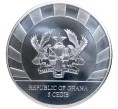 Монета 5 седи 2020 года Гана «Гиганты Ледникового периода — Пещерный медведь» (Артикул M2-48493)