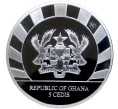 Монета 5 седи 2020 года Гана «Гиганты Ледникового периода — Саблезубый тигр» (Артикул M2-48534)