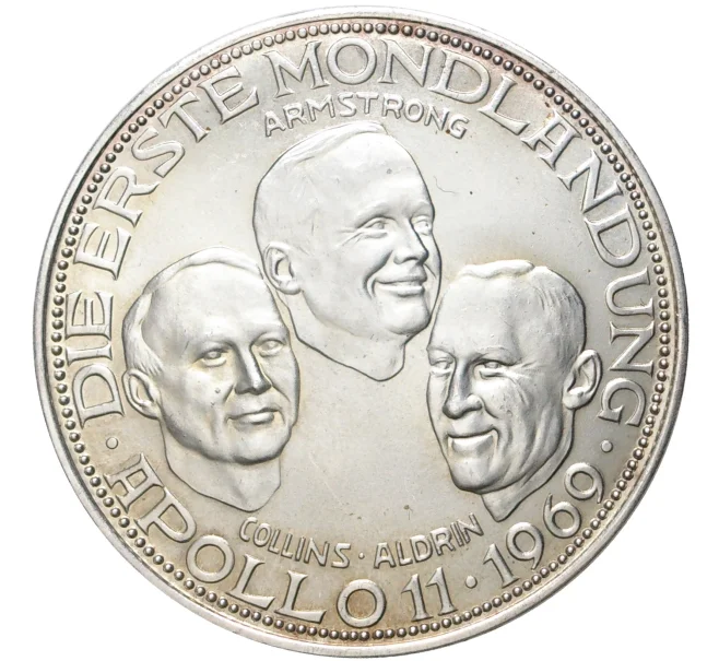 Медаль 1969 года Германия «Апполон-11» (Артикул H2-1114)