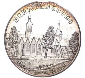 Жетон (медаль) 1973 года Германия «1000 лет городу Хермансбург»