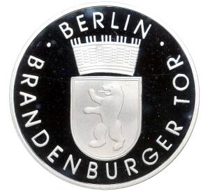 Жетон (медаль) 1989 года Германия «Бранденбургские ворота»