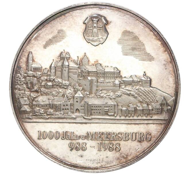 Жетон (медаль) 1988 года Германия «1000 лет городу Мерсбург»