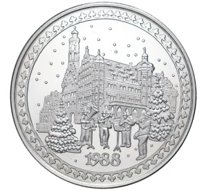 Жетон (медаль) 1988 года Германия «Счастливого рождества»
