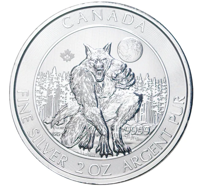 Монета 10 долларов 2021 года Канада «Оборотень» (Артикул M2-54158)