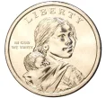 Монета 1 доллар 2022 года D США «Коренные Американцы — Эли Сэмюэл Паркер» (Артикул M2-54172)