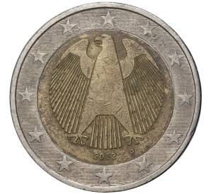 2 евро 2002 года D Германия