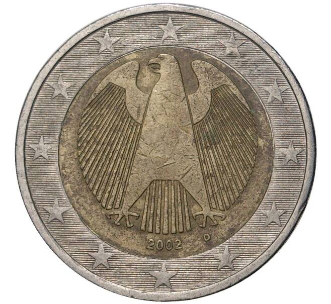 Монета 2 евро 2002 года D Германия (Артикул K11-2307)