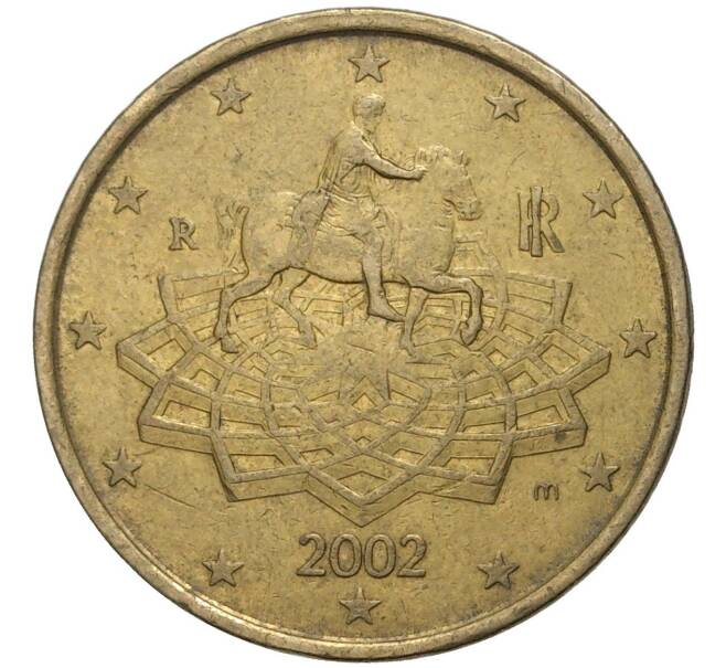 Монета 50 евроцентов 2002 года Италия (Артикул: K11-2330) — Фото №1