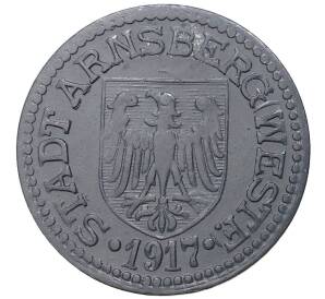 10 пфеннигов 1917 года Германия — город Арнсберг (Нотгельд)