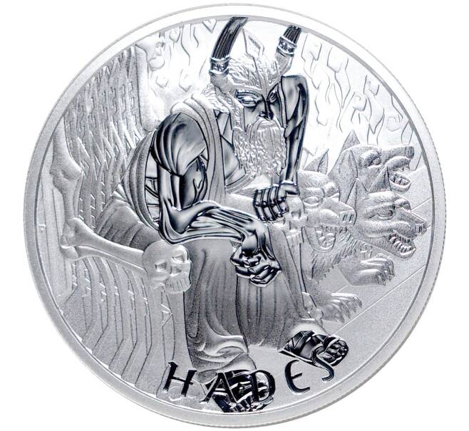 Монета 1 доллар 2021 года Тувалу «Боги Олимпа — Аид» (Артикул M2-54318)