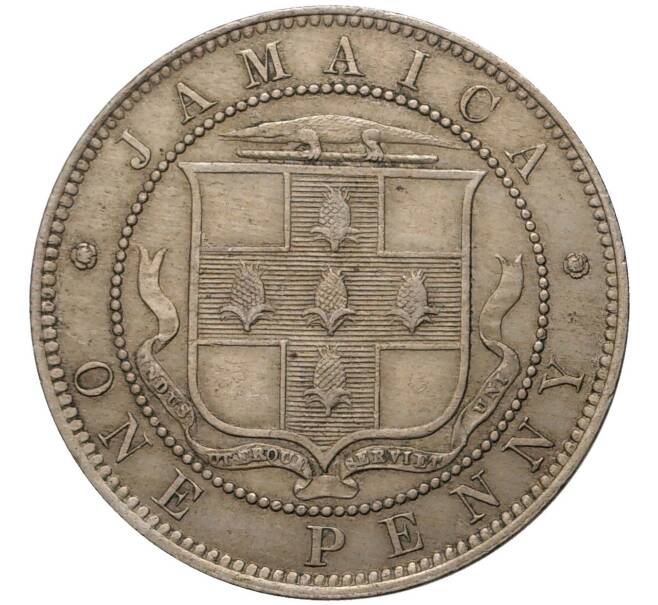 Монета 1 пенни 1903 года Британская Ямайка (Артикул K27-6647)