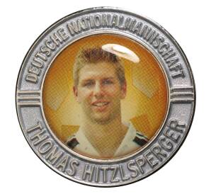 Жетон «Футболисты собрной Германии — Томас Хитцльспергер» — Фото №1