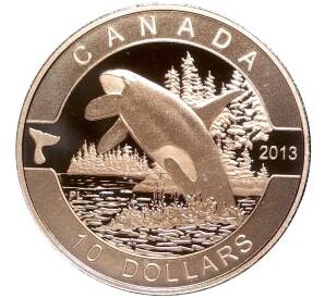 10 долларов 2013 года Канада «Косатка»