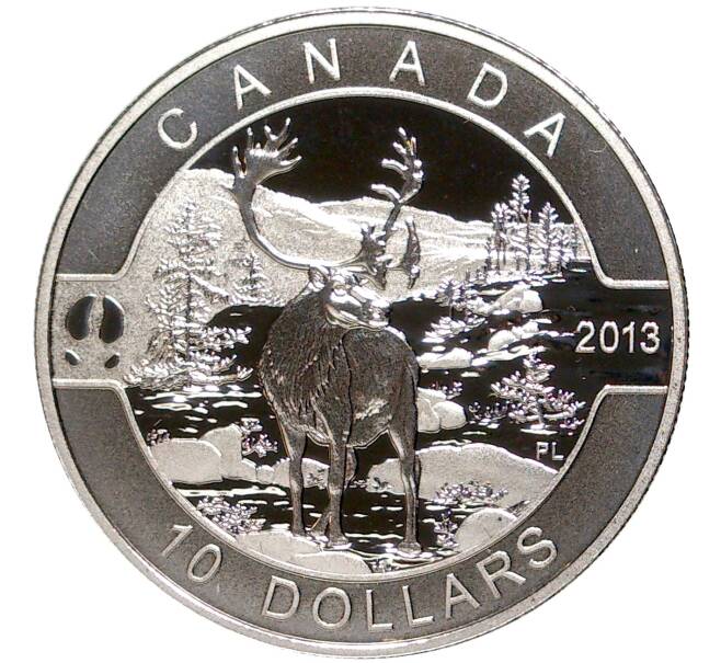 10 долларов 2013 года Канада «Северный олень Карибу» (Артикул M2-54339)