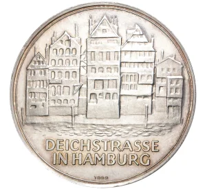 Медаль Германия «48 шиллингов — улица Дайхштрассе в Гамбурге»