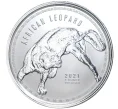 Монета 5 седи 2021 года Гана «Африканский леопард» (Артикул M2-54369)