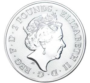 2 фунта 2021 года Великобритания «Легенды музыки — Дэвид Боуи» — Фото №2