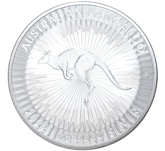 Монета 1 доллар 2022 года Австралия «Австралийский кенгуру» (Артикул M2-54374)