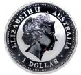 Монета 1 доллар 2003 года Австралия «Китайский гороскоп — Год козы» (Позолота) (Артикул M2-54383)