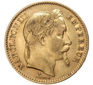 20 франков 1866 года ВВ Франция — Фото №1