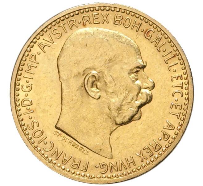 Монета 10 крон 1910 года Австрия (Артикул M2-54398)