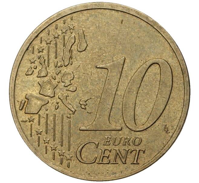 Монета 10 евроцентов 2002 года G Германия (Артикул K11-2651)