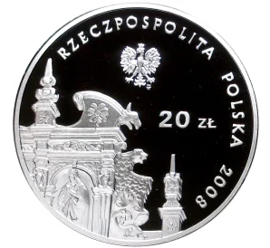 20 злотых 2008 года Польша «Памятники Польши — Казимеж-Дольны»