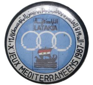 Значок 1987 года Сирия «X Средиземноморские игры в Латакии»