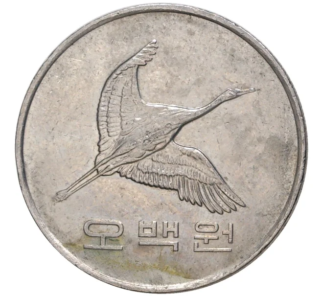 Монета 500 вон 2011 года Южная Корея (Артикул K11-2922)