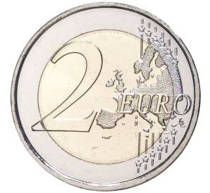 2 евро 2022 года Испания «500 лет первому кругосветному путешествию — Хуан Себастьян Элькано» — Фото №2