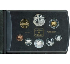 Годовой набор монет 2002 года Канада «50 лет правлению Королевы Елизаветы II»